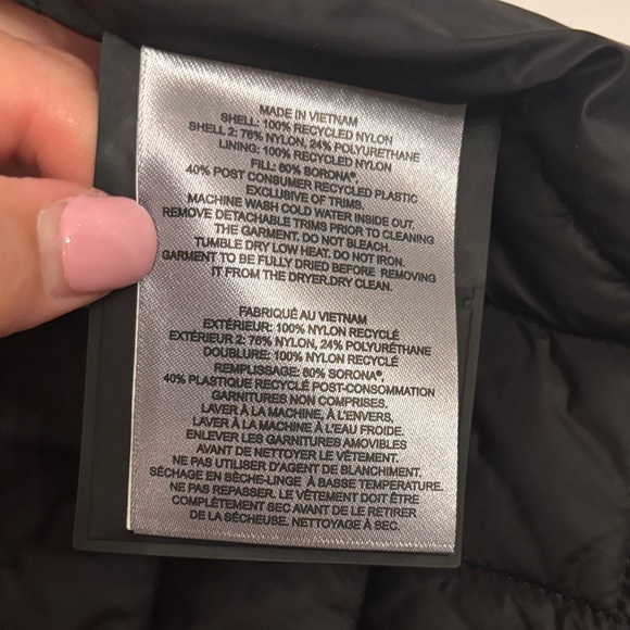 NWT Moose Knuckles Black Quilted SET Jacket size XS //Pants size S - Picture 5 of 16